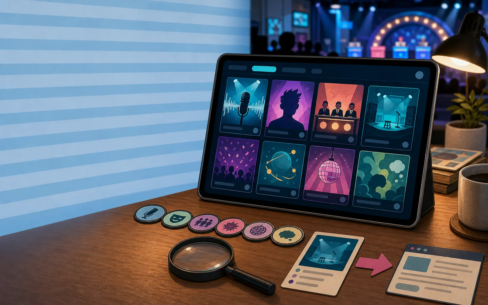 A player browses varied community Pack cards and follows a source card to an original release page.